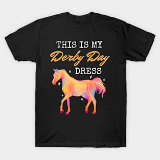 This Is My Derby Day dress Colorful Horse Racing T-Shirt